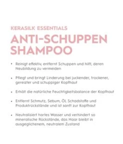 Kerasilk Anti-Schuppen Shampoo Haarshampoo -Pflegemittel Geschäft 4021609850366 visual2