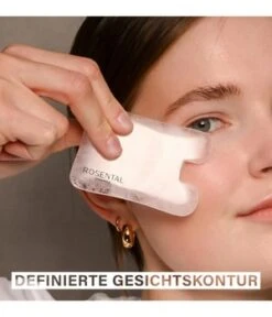 Rosental Organics Rose Quartz Gua Sha Natural Lifting Tool Gesicht Roll-On -Pflegemittel Geschäft 4260576410252 visual3 de
