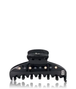 Alexandre De Paris Èlégance Informel 6 Cm Crystal Schwarz Haarspangen
