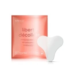 APRICOT liberté Décolleté Decolleté Pad Silikonpad -Pflegemittel Geschäft apricot liberte decollete decollete pad koerpermaske 1 stk 4260543570088 pack