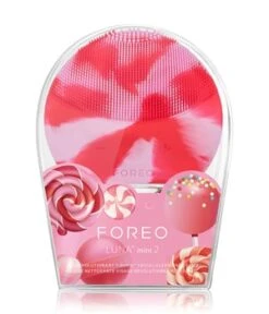FOREO Luna Mini 2 Lollipop Pink Gesichtsbürste -Pflegemittel Geschäft foreo luna mini 2 lollipop pink gesichtsbuerste 1 stk 7350092130608 pack