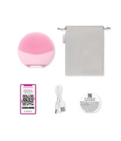 FOREO LUNA™ 4 Mini Pearl Pink Gesichtsbürste -Pflegemittel Geschäft foreo lunatm 4 mini pearl pink gesichtsbuerste 1 stk 7350120791306 visual2