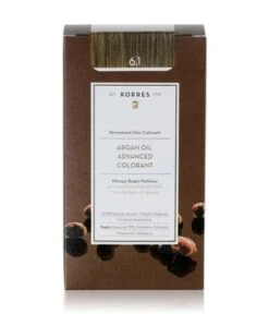 KORRES Arganöl Hochentwickelte Haarcoloration Ash Dark Blonde / Dunkelblond Ash 6.1 Haarfarbe
