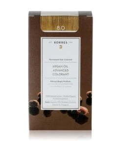 KORRES Argan Oil Hochentwickelte Haarcoloration Light Blonde / Hellblond 8.0 Haarfarbe