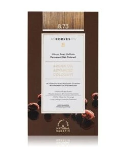 KORRES Arganöl Hochentwickelte Haarcoloration / Golden Caramel 8.73 Haarfarbe