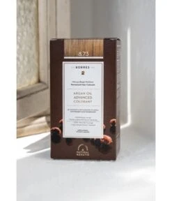 KORRES Arganöl Hochentwickelte Haarcoloration / Golden Caramel 8.73 Haarfarbe -Pflegemittel Geschäft korres arganoel hochentwickelte haarcoloration golden caramel 8 73 haarfarbe 145 ml 5203069113383 detail