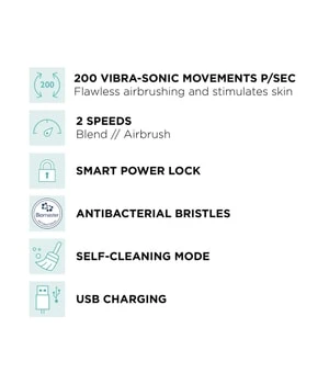 Magnitone London BlendUp Black Gesichtsbürste 5 Magnitone London BlendUp Black Gesichtsbürste – Bild 3