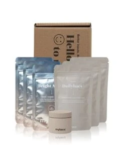 Mybacs 3 Monate Dailybacs Frauen + Bright Awake (ohne Koffein) Nahrungsergänzungsmittel