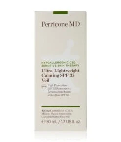 Perricone MD Hypo CBD Ultra-Lightweight Calming SPF 35 Veil Sensitive Skin Therapy Sonnenlotion -Pflegemittel Geschäft perricone md hypo cbd ultra lightweight calming spf 35 veil sensitive skin therapy sonnenlotion 50 ml 0651473712701 pack