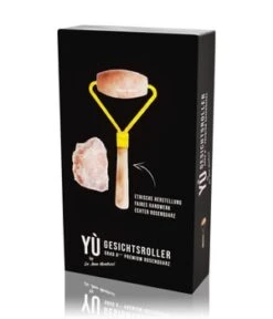 YÙ BEAUTY Rosenquarz Face Roller 10cm Gesicht Roll-On -Pflegemittel Geschäft yu beauty rosenquarz face roller 10cm gesicht roll on 1 stk 729389522346 pack